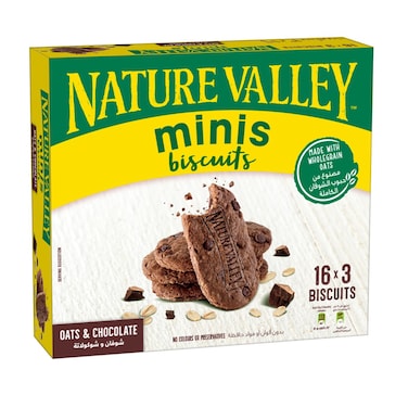 Nature Valley Oats &amp; Chocolate Biscuits 25gx16s