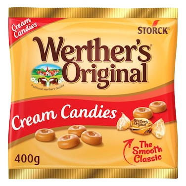 ويرذرز أوريجينال حلوى الكراميل الكلاسيكية، 400 غ، حلوى كريمية بمذاق أصيل ومثالية للمشاركة