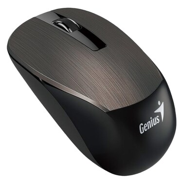 ماوس جينيوس جينيوس Nx-7015، يو إس بي، لون الشوكولاتة، أزرق العين