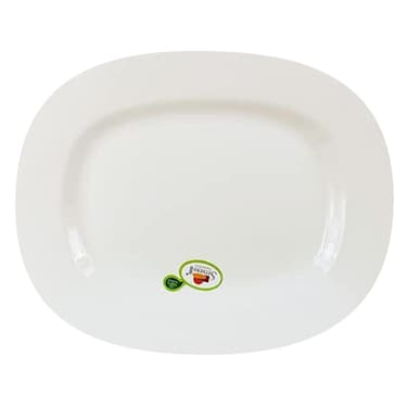 Sw Oval Platter 35.5x31cm White