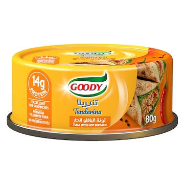 Goody Tenderina Tuna Hot Buffalo 80g