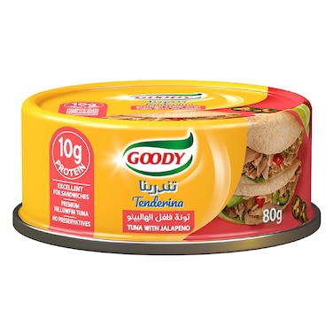 Goody Tenderina Tuna Jalapeno 80g
