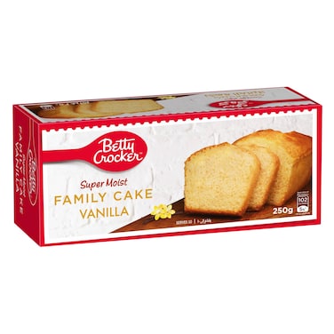 Betty Crocker Super Moist Vanilla Family Cake 250g