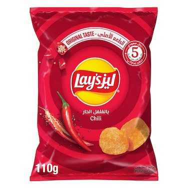 Lay's Chili Potato Chips, 110g
