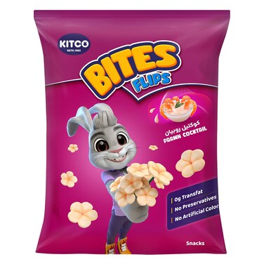 Kitco Bites Flips Prawn Cocktail Potato Snacks 14g