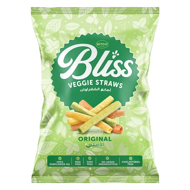 Kitco Bliss Veggie Straws Chips Original 27g