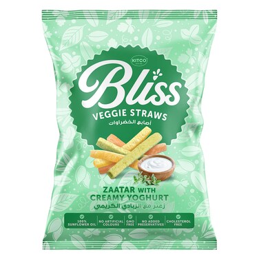 Kitco Bliss Zaatar With Creamy Yogurt Veggie Straws 27g