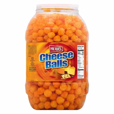 Herr's Cheese Balls Barrel, 482g