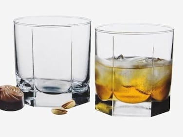 طقم أكواب ويسكي باشاباشي تانجو سعة 315 مل مكون من 6 قطع