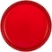 Borcam Glass Round Tray 1 Piece Red - 26cm Red