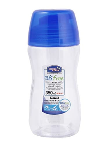 Locknlock Tritan Sport Water Bottle, 350ml Capacity, Transparent/Blue