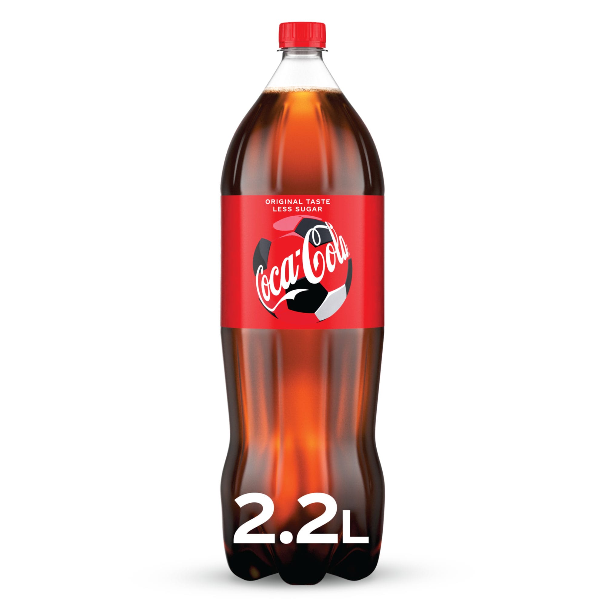 كوكا كولا الطعم الأصلي 2.2 لتر قارورة بلاستيكية