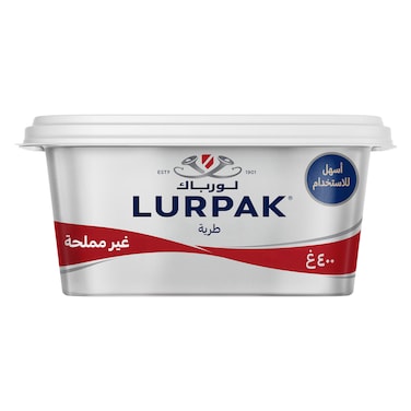 Lurpak Unsalted Soft Butter 400g