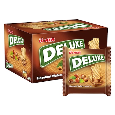 Ulker Deluxe Hazelnut Wafer 40g X12