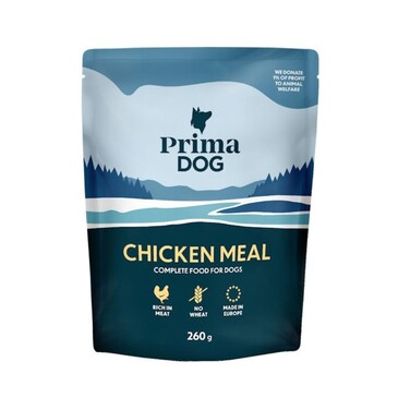 PrimaDog Chicken Meal Dog Food Pouch - 260 g