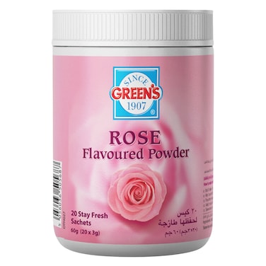 Greens Rose Flavored Powder 60g&times; 20