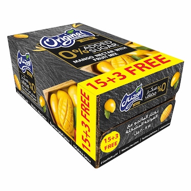 Original Mango Nectar With Mixed Fruits 0% Added Sugar 200ml x18