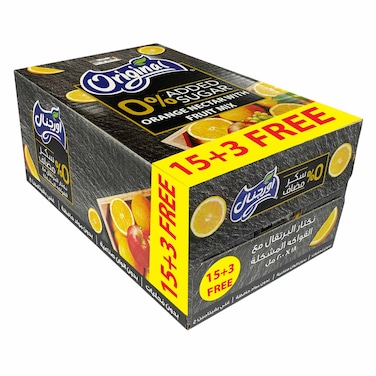 Original Orange Nectar With Fruit Mix 0% Added Sugar 200ml Pack of 18