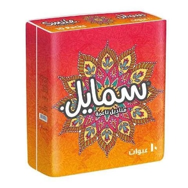 Smile Soft Facial Tissues 150 Sheets X10 Packs