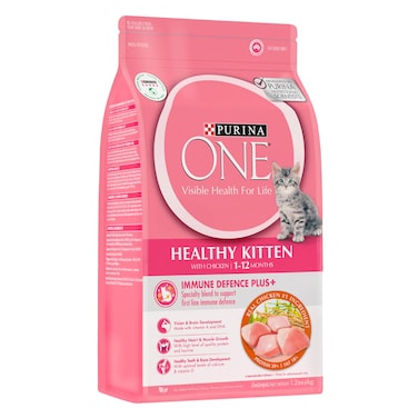 بيورينا ون طعام جاف صحي للقطط الصغيرة مع الدجاج، 1.2 كج