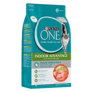 بيورينا ون طعام جاف للقطط البالغة مع الدجاج، 1.2 كج