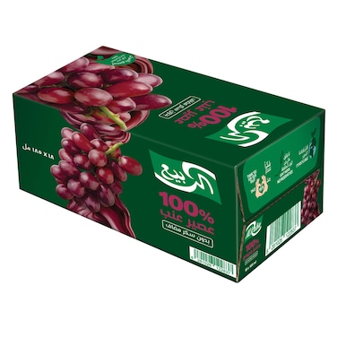 الربيع عصير العنب 185 مل × 18