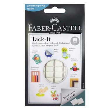 فايبر كاستل تاك إت لاصق أبيض قابل لإعادة الاستعمال 50 غرام