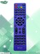 DANSAT DS8 Receiver Remote Control with Zoom &amp; Recall Buttons - Replacement Remote Control For Dansat DS8 Mini HD Receiver - Blue