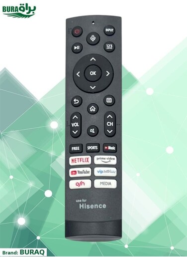 Hisense Smart TV Remote - ERF3F90H Replacement Remote Control Compatible For Hisense Android TV U8G Series 65U8G