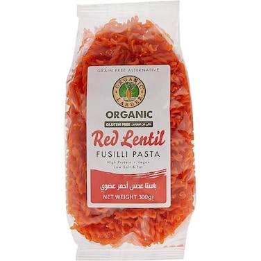 لاردر معكرونة عدس أحمر عضوي خالية من الجلوتين 300 جرام