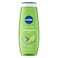 NIVEA Shower Gel Body Wash, Lemongrass &amp; Oil Caring Oil Pearls Lemongrass Scent, 500ml
