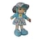 Soft Rag Doll Set, 20-Inch Plush Cloth Dolls with Flower Dress and Sun Hat, 3 Colors Mix for Kids' Cuddling (OPP Bag)