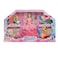 Beauty Princess Doll Set with Accessories, 11.5 Inch Fashion Doll with Baby Doll, Dresses, Mirror, and Hair Brush, Pretend Play Toy for Girls, Gift Box Packaging and Perfect Birthday Gift for Kids