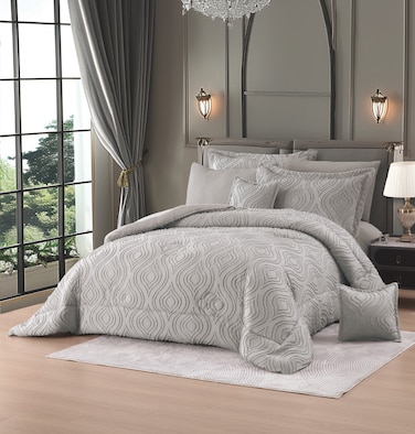 Comforter Set- Bed in a Bag 8 Pieces set All Season Bedding Sets with Comforter &amp; Luxurious Microfiber Fabric comforter set