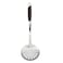 Royalford Rf9775 Stainless Steel Skimmer With Wooden Finish Handle Slotted Skimmer Spoon For