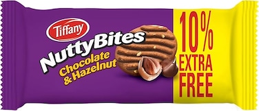 Tiffany Nutty Bites Chocolate And Hazelnut Cookies 72g
