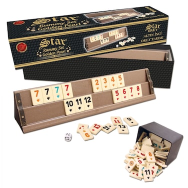 GOLDEN PEARL RUMMY SET