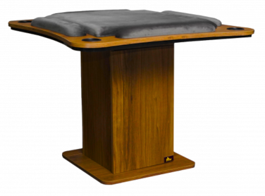 طاولة بلوت منحنيه كبير - رصاصي