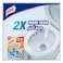 Harpic Active Fresh Toilet Rim Block, Sparkling Citrus Scent, 35g x 2