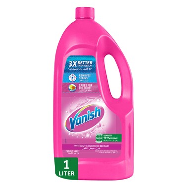 Vanish Liquid Fabric Stain Remover 1L - Coloured &amp; White Clothes