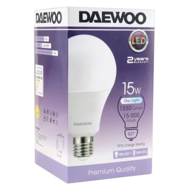 Daewoo DL2715A E27 LED Bulb 15W Day Light