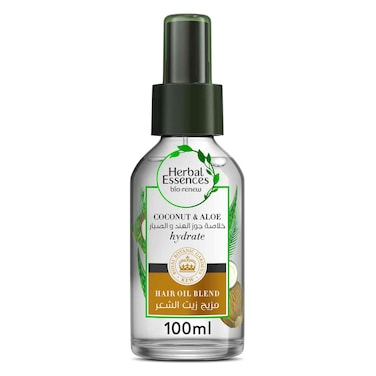 Herbal Essences Coconut And Aloe Vera Hair Oil Blend For Dry Hair And Hair Repair, 100 ml