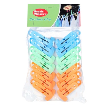 ROYALFORD 14-Piece Cloth Clips Multicolour
