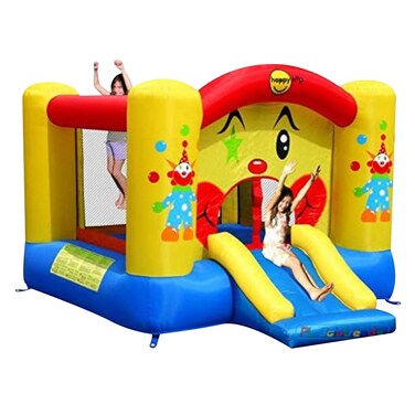 Happy Hop Clown Slide &amp; Hoop Bouncer 300 X 225 X 175 Cm, 9201