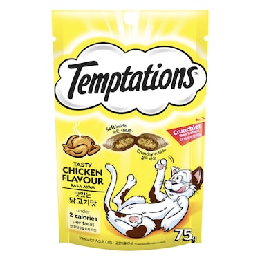 Temptations Cat Treats with Tasty Chicken, 75g