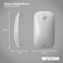 Incase Modern Mobile Mouse &ndash; Designed by Microsoft &ndash; Lightweight, Precision Navigation, Right/Left Hand Use, Scroll Wheel, BlueTrack Technology, Wireless Bluetooth for Mac/Windows/8/10/11 (Platinum)