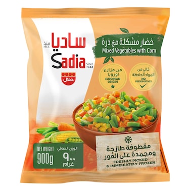 Sadia Mixed Vegetables With Corn 900g