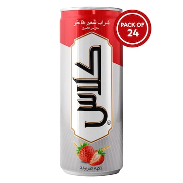 كلاس مشروب شعير بنكهة الفراولة 250 مل × 24