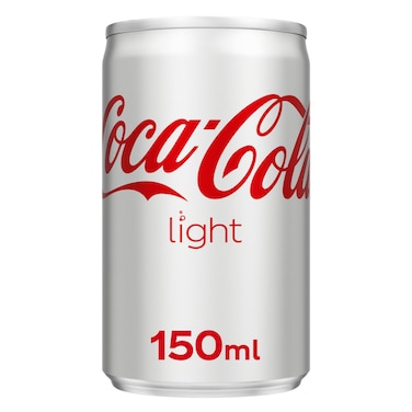 Coca-Cola Light Carbonated Soft Drink Can 150ml