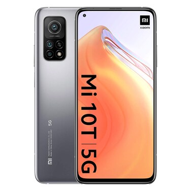 Xiaomi Mi 10T 5G, Dual SIM, 8GB RAM, 128GB, Lunar Silver - Global Version + Mi TWS Earphones 2 Basic